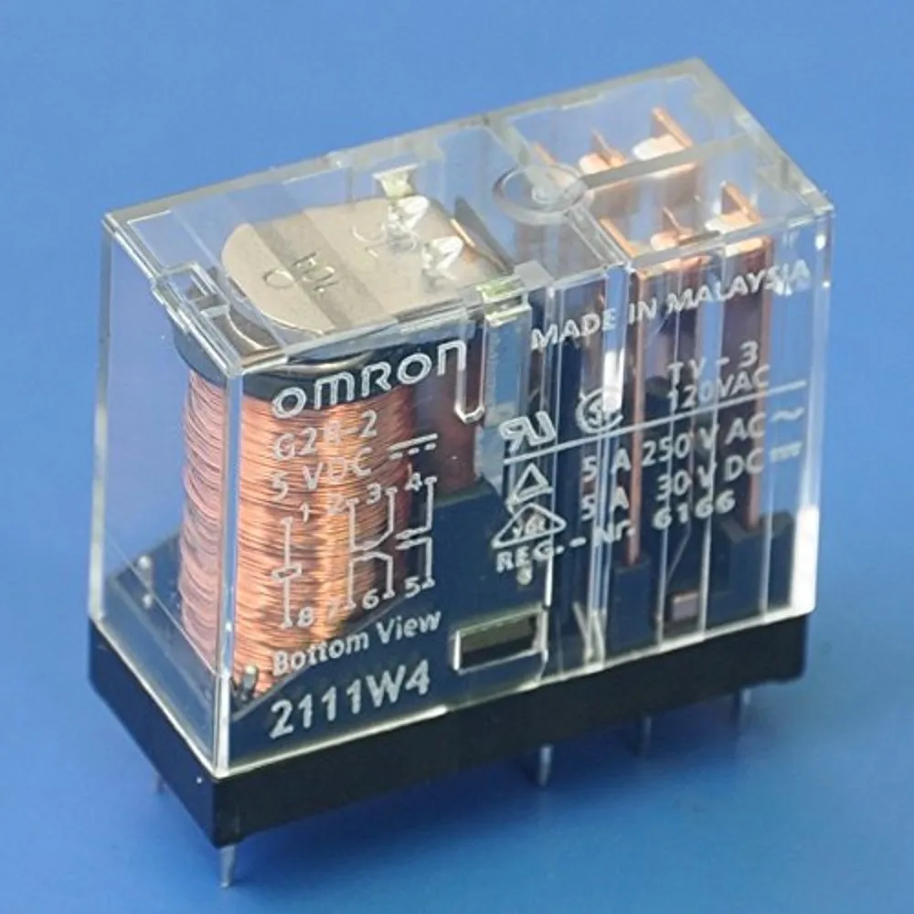 

10 шт./лот реле G2R-2-5VDC 5V 5A 8PIN новый оригинальный OMRON Мощность реле