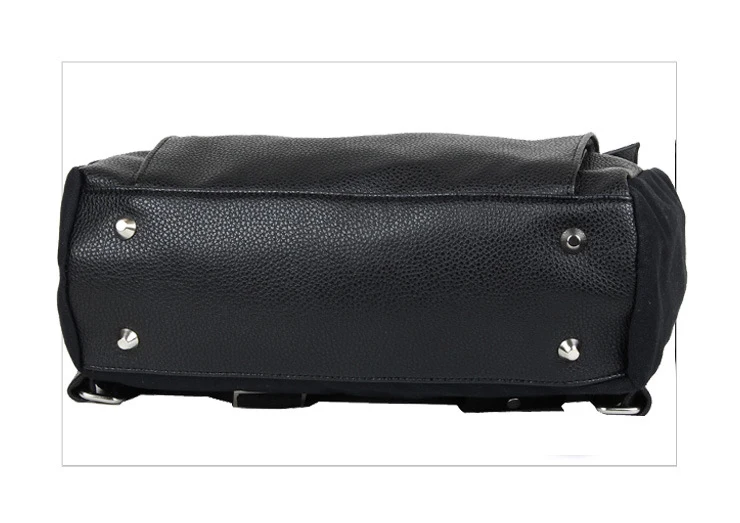 Новая мода мужские рюкзаки высокого качества кожа и холст мужской корейский