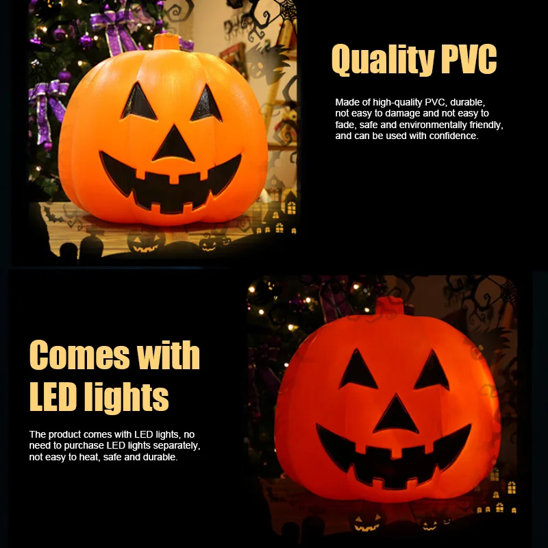 Хэллоуин музыка тыквы светильник ing Фонари звук Управление подвесной вечерние