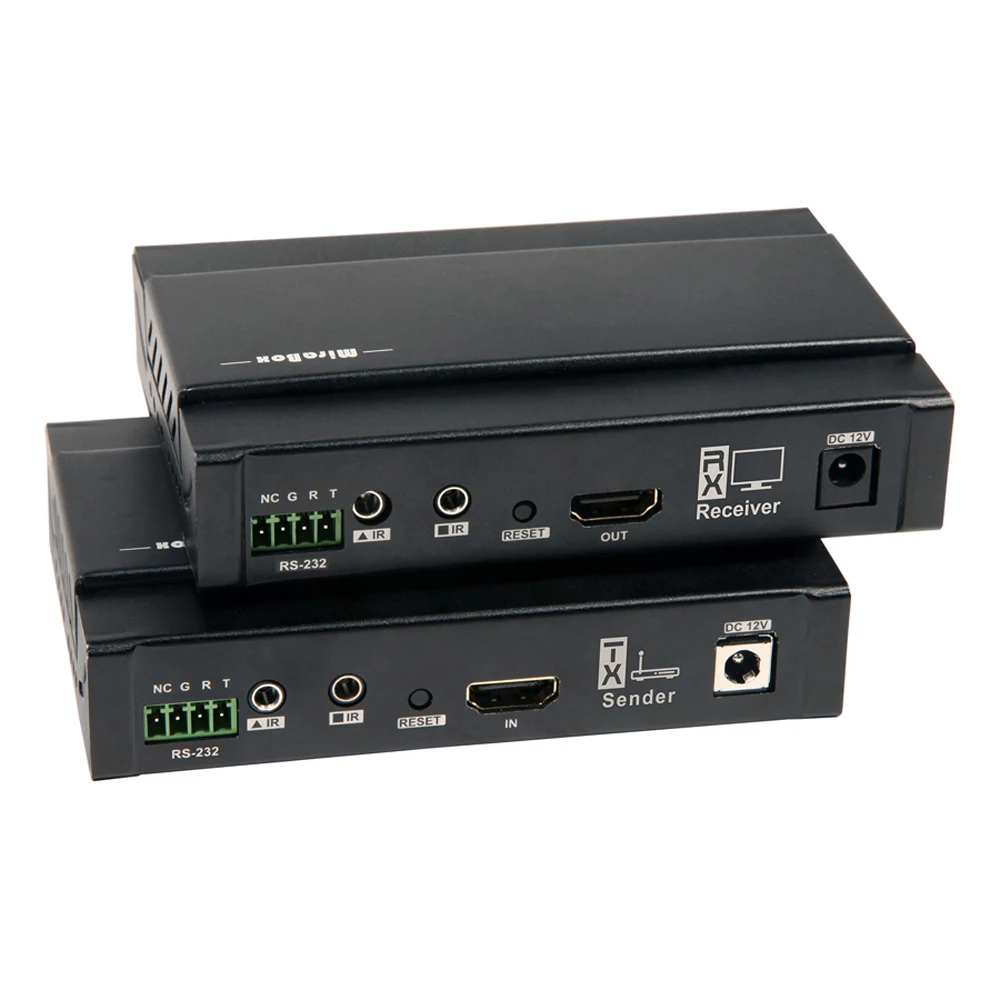 100 м 4K HDMI удлинитель для головок по UTP поддержка IR и RS-232 с дистанционным