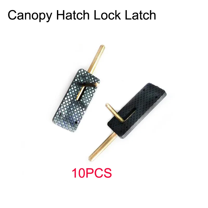 

10PCS Canopy Hatch Lock Latch Fixed Spring Cabin Foor Catch Cover For RC Drone Remote Control Aircraft Parts Cockpit Wing D3mm
