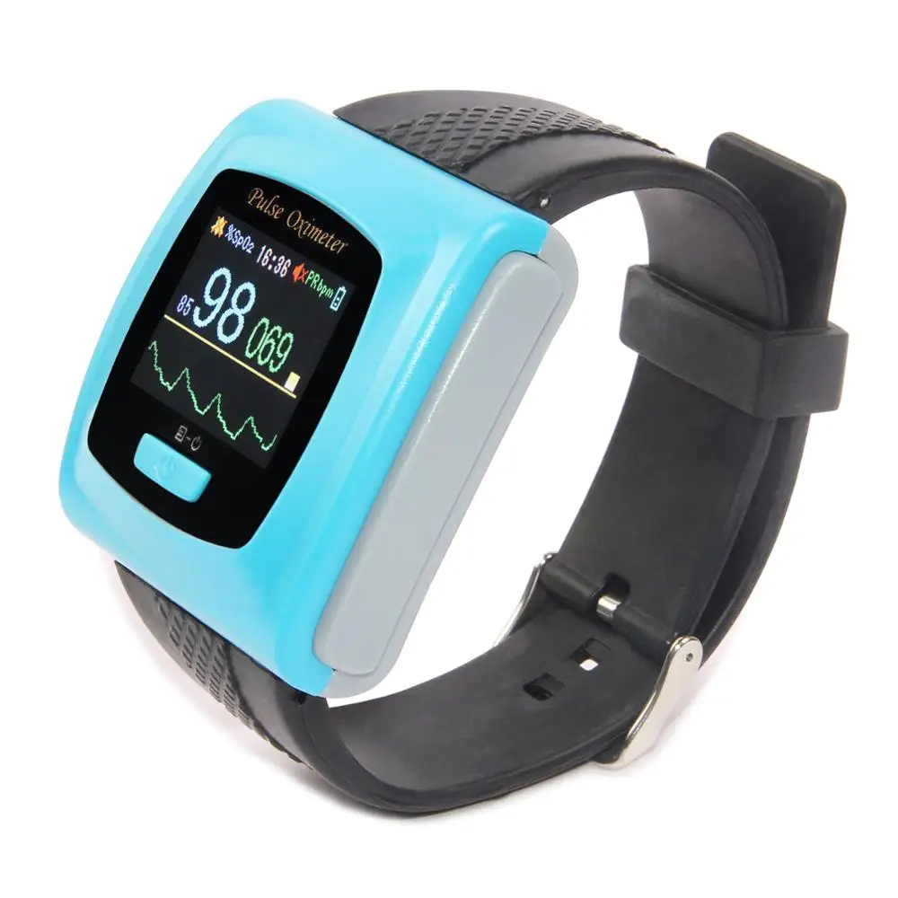 Пульсоксиметр на запястье CONTEC прибор для измерения уровня кислорода в крови Spo2