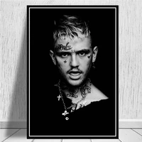 posters and prints hot lil peep r i p rapper music singer canvas painting wall art picture nordic decoration home decor tableau