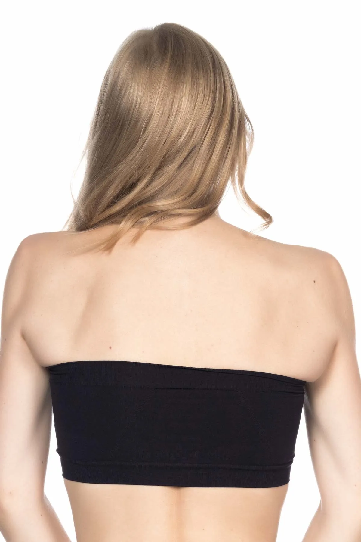 

Seamless Padded Strapless Bra Black new season rallying thick suspenders one-piece solid color sexy women's beauty underwear