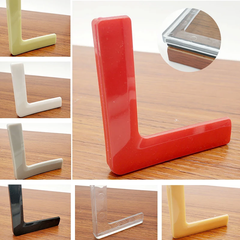 

4 Pcs Soft PVC Anti-Collision Angle Kids Table Corner Window Protector Home Baby Children Security Safety Protector Edge Guards