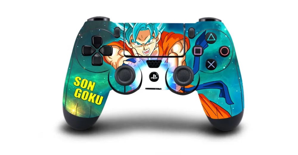 Dragon Ball защита для кожи наклейка для Playstation 4 PS4 Pro тонкий контроллер наклейка аксессуары с Литт наклейка для бара