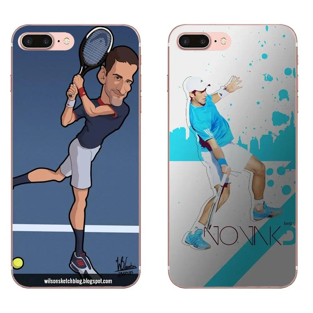 Tennis Novak Djokovic для Huawei Mate 9 10 20 P P8 P9 P10 P20 P30 P40 Lite Pro Smart 2017 мягкий ТПУ дизайнерский