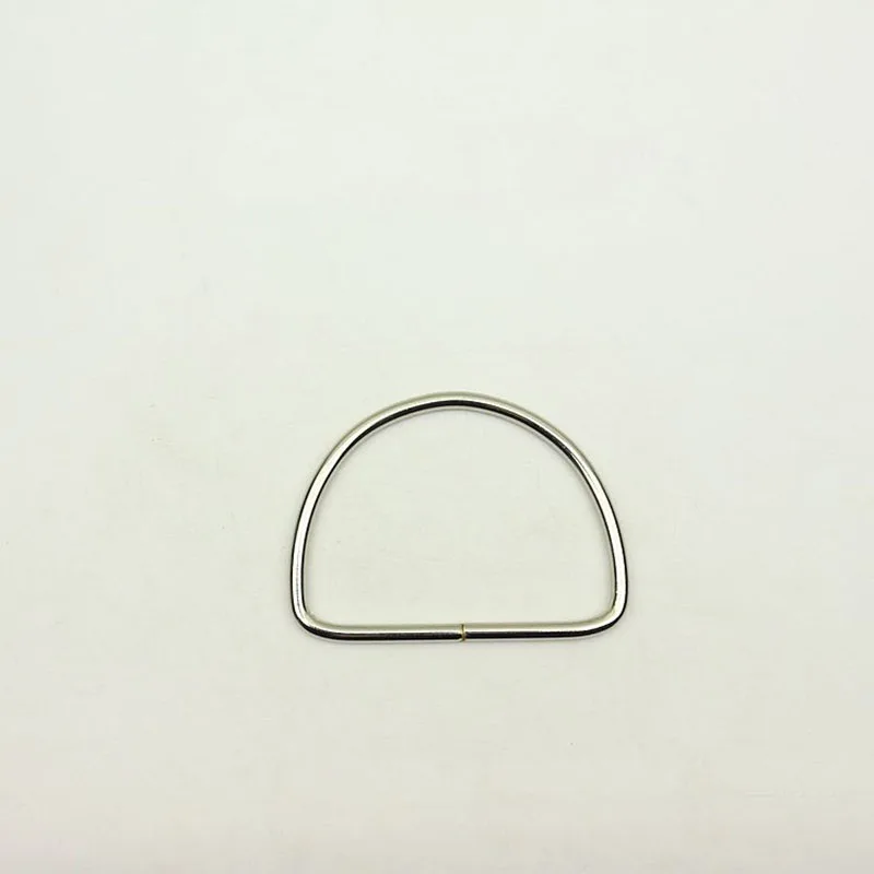 10Pcs Small D Ring Metal Bag Handles Buckles for Women Handbag Purse Harf Round Decoration Handle Connector DIY Bags Accessory