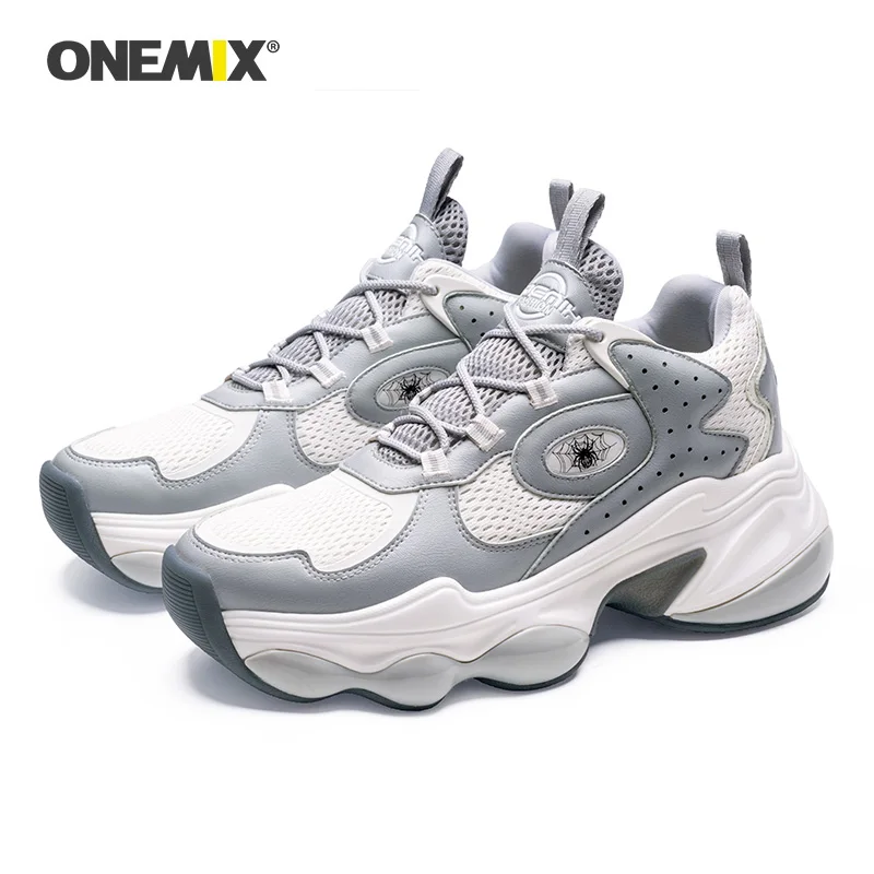 Кроссовки ONEMIX унисекс спортивные стильные дышащие с воздушной подушкой