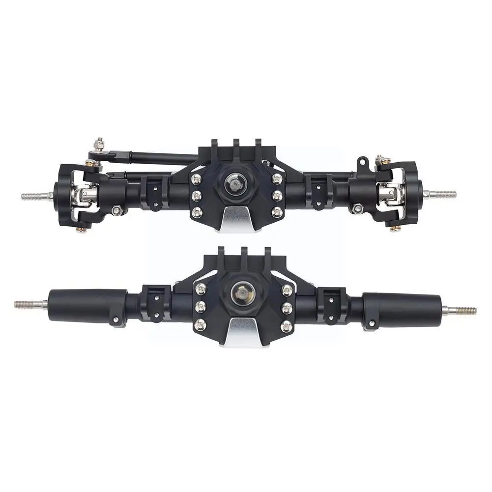 Новый станок с ЧПУ, алюминиевый сплав, передняя и задняя портальная ось для радиоуправляемого гусеничного автомобиля 1/10 Axial SCX10 II 90046 90047 Redcat ...