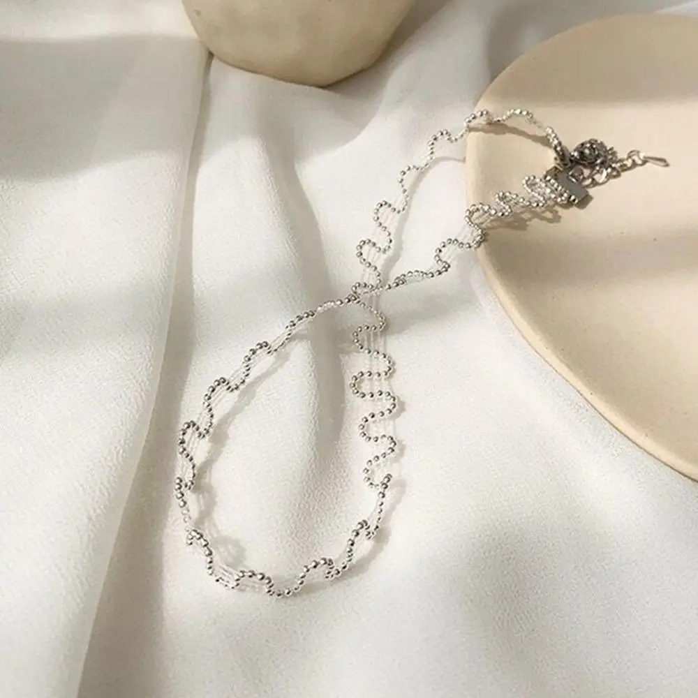 Цепочка на шею Женская с бисером в стиле ретро | Украшения и аксессуары