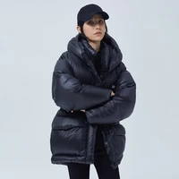2021 new listing women winter white duck down jacket waterproofwindproof warm thicken parkas with hooded fashion coat collect
