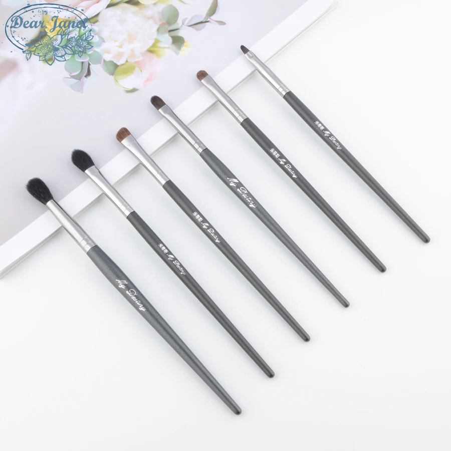 6 шт./компл. Профессиональные кисти для макияжа глаз набор контурных теней век