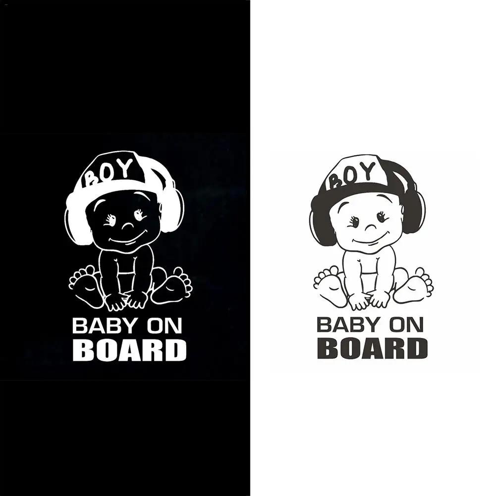 Автомобильная наклейка Детская на борт автомобиля Наклейка креативная Мода