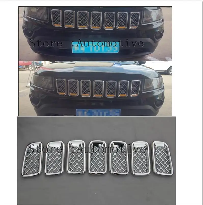 

Передняя решетка для Jeep Compass 2011 2012 2013 2014 2016