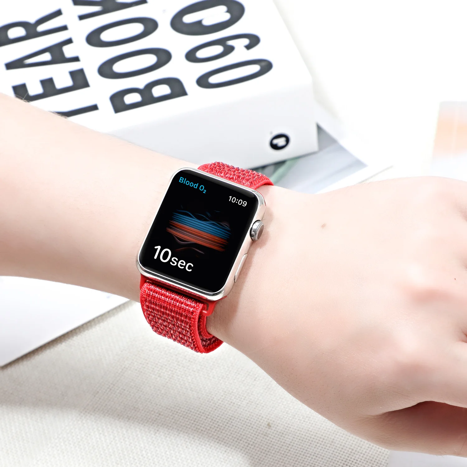 Elastic Sport loop for Apple watch band 44mm 40mm 38mm 42mm Adjustable Nylon Solo Loop Bracelet iWatch series 3 4 5 6 se