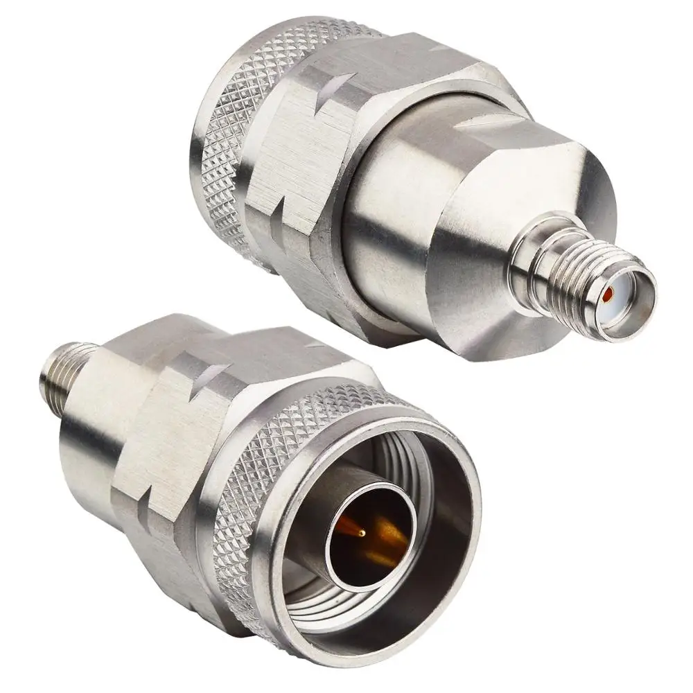 RF Coaxial 50ohm N Male to SMA Female DC- 18GHZ Test Connector Adapter Stainless steel Coax | Обустройство дома