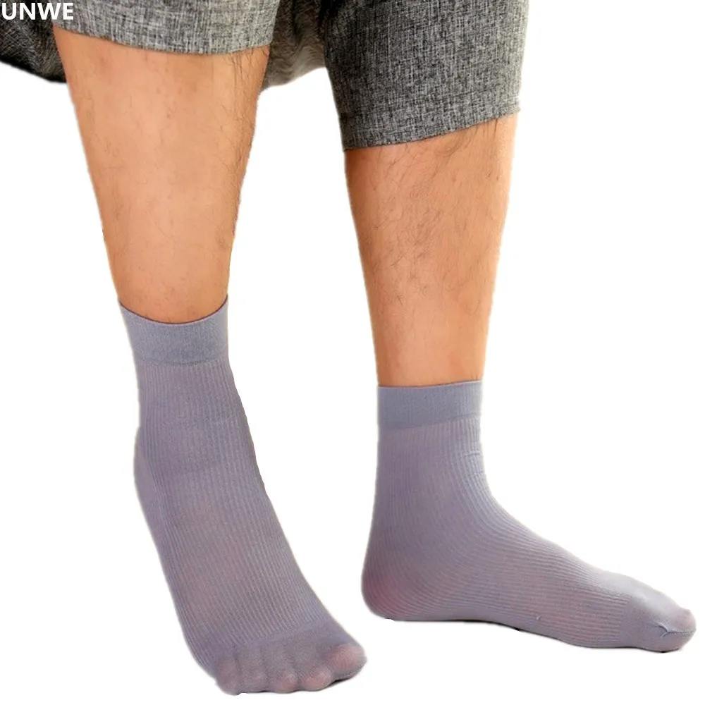 UNWE 5 пар мужские носки новинка 2019 бамбуковые деловые повседневные длинные тонкие