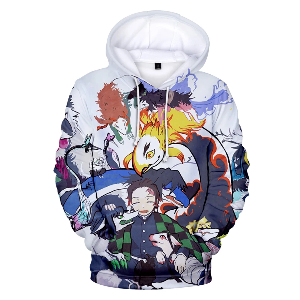 

hoodies cartoon hoodies character Ghost Blade 3D hoodies baseball hoodies uniform men and women