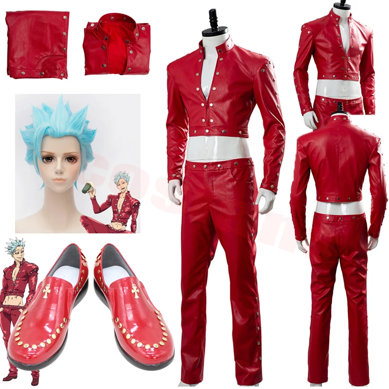 

Костюм для косплея по аниме «Семь смертных грехов», Бан, Униформа, наряд, костюмы на Хэллоуин, карнавал, Бан, подарки