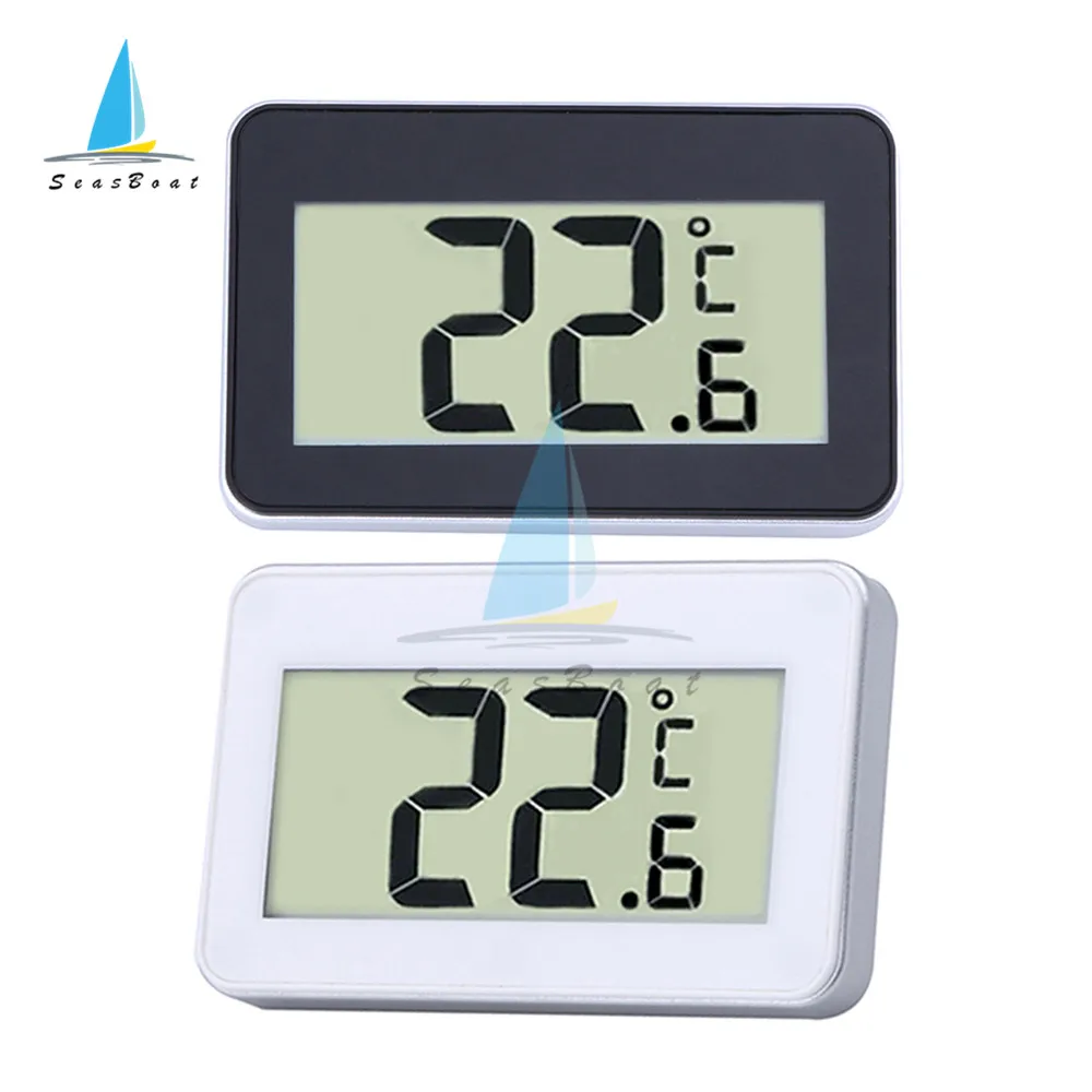 TS-A95 Mini LCD Digital Thermometer Hygrometer Waterproof Electronic Car Refrigerator Temperature Monitor Tester | Инструменты