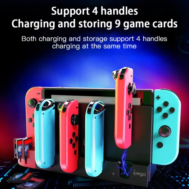 PG-9186 Controller Charger Charging Dock Stand Station Holder For Nintendo Switch NS Joy-Con Game Console Gamepad Accessories
PG-9186 Controller Charger Charging Dock Stand Station Holder For Nintendo Switch NS Joy-Con Game Console Gamepad Accessories