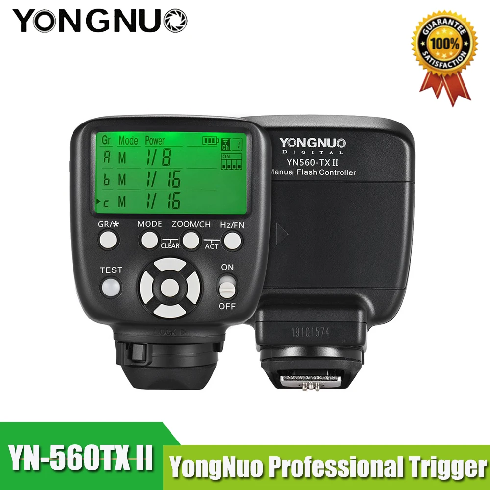 Yongnuo YN560 TX C II ручной контроллер вспышки Commander передатчик для RF 602 603 605 YN660 YN968N камеры