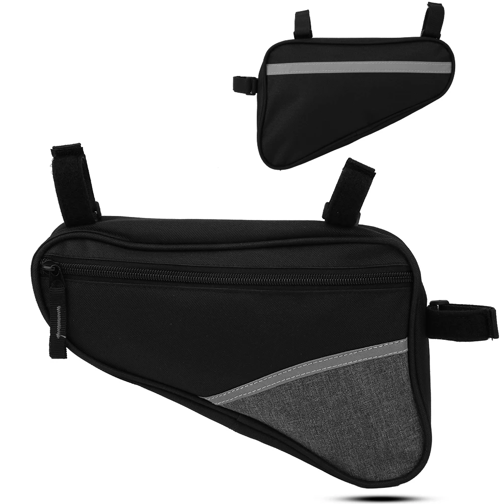 

Bike Triangle Bag Outdoor AntiSplash Waterproof Front Beam Large Capacity Pipe Bag Cycling Bicycle Waterproof Triangle Bag