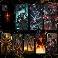 hot game diablo 3 phone case for iphone 11 12 mini 13 pro xs max x 8 7 6s plus 5 se xr shell