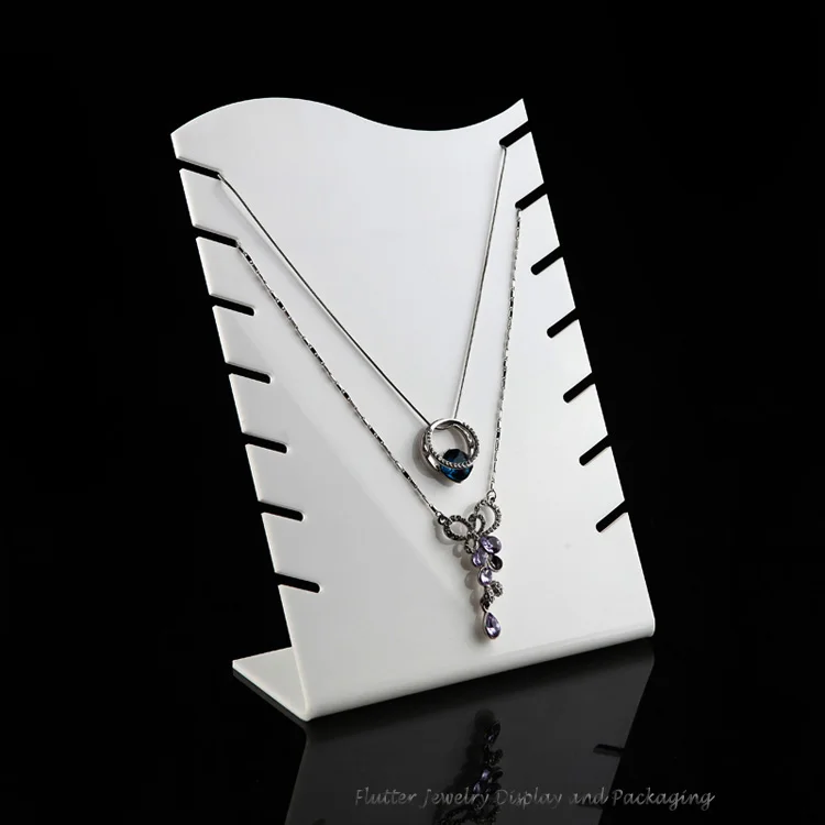 

Acrylic Necklace Display Muti-Necklace Holder Jewelry Display Necklace Case Jewellery Organizer Necklace Stand