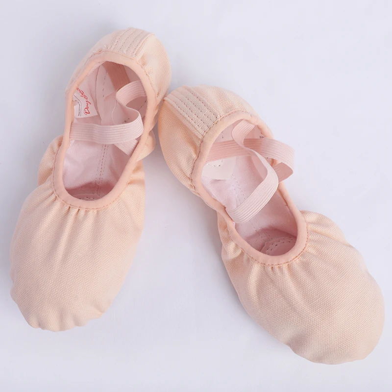 

Профессиональные Балетные танцевальные туфли для женщин и девушек износостойкие кожаные подошвы холщовые розовые новые обновленные балет...