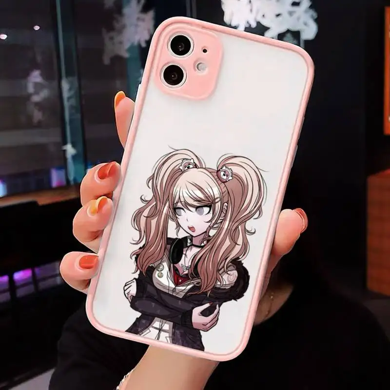 

Danganronpa V3 Killing Harmony Phone Case Matte Transparent For iPhone 12 Mini 11 Pro XR XS Max 7 8 Plus