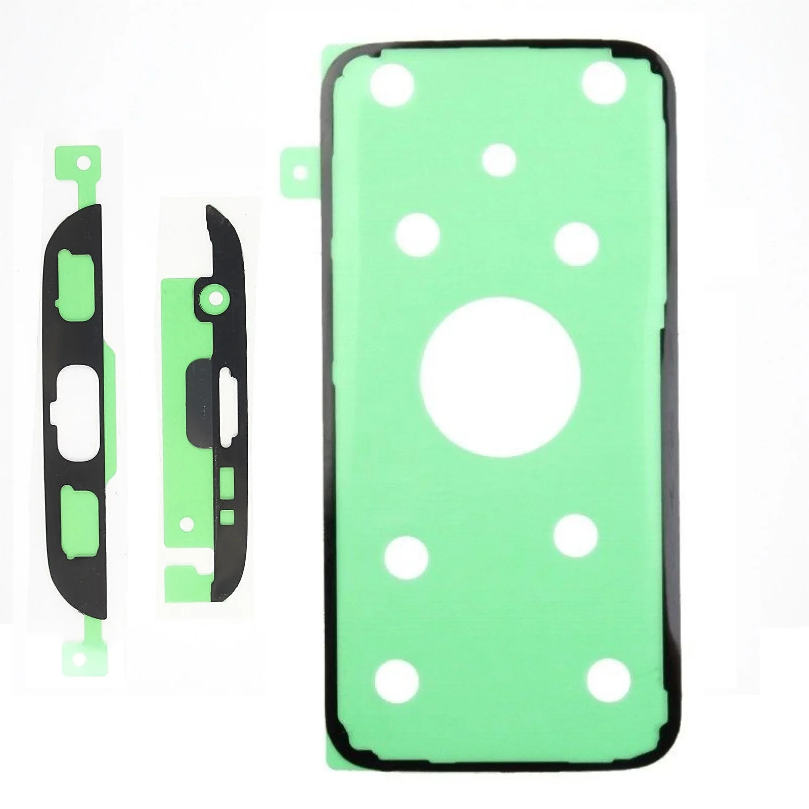 front and back Reapir Часть для samsung Galaxy S7 edge SM-G935 ЖК-Дисплей задняя передняя рамка доска Крышка батарейного отсека Водонепроницаемая камера клейкая наклейка - Цвет: front and back