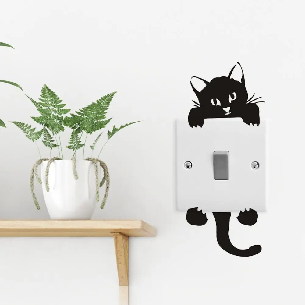 

Cartoon Animal Light Switch Phone Wall Stickers For Kids Rooms Diy Home Decoration Cartoon Animals Wall Decals Pvc Mural Art