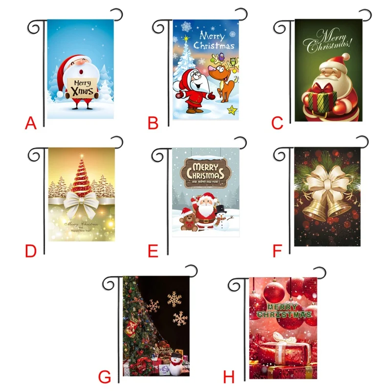 Рождественская серия Садовый флаг наружная декоративная подвесная зимняя