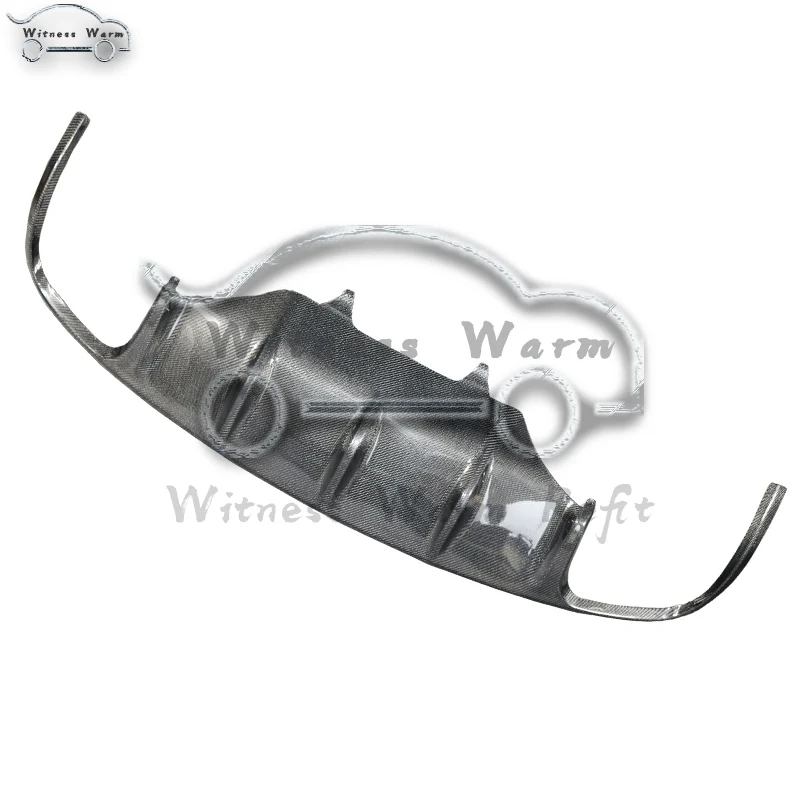 Для Porsche Macan спойлер из углеродного волокна задний бампер Выпускной Диффузор губ