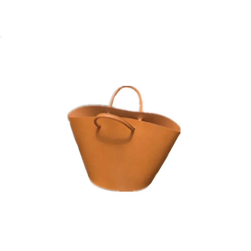 Большая вместительная сумка ведро в стиле ретро роскошная брендовая женская под