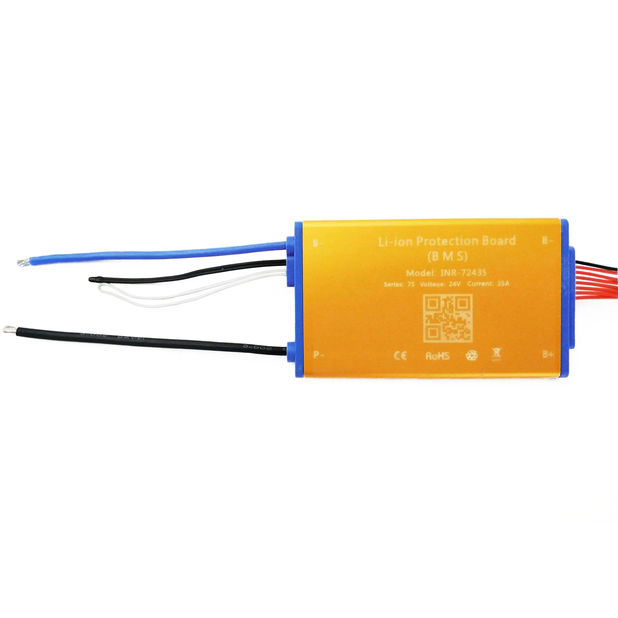 Супер тонкий 36V 10S 15A 25A 35A BMS Li ion PCM PCB с тепловым датчиком и выключателем для батареи