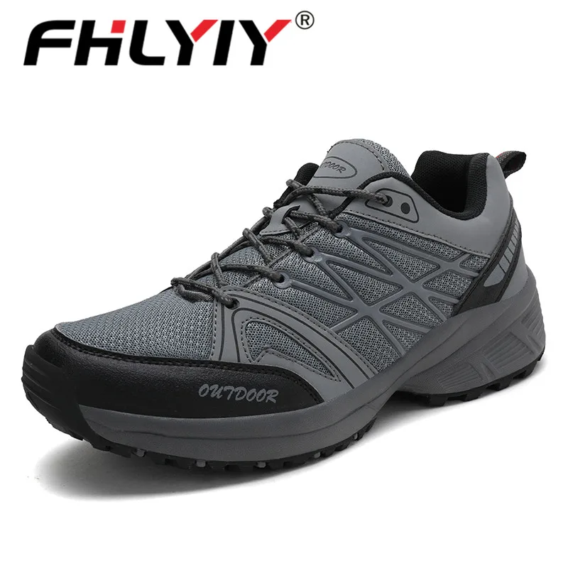 Fhlyiy Brand Man Sneakers Mens Shoes Casual Outdoor Lace-Up Non-Slip Training Comfortable Zapatillas Hombre Grey Blue |