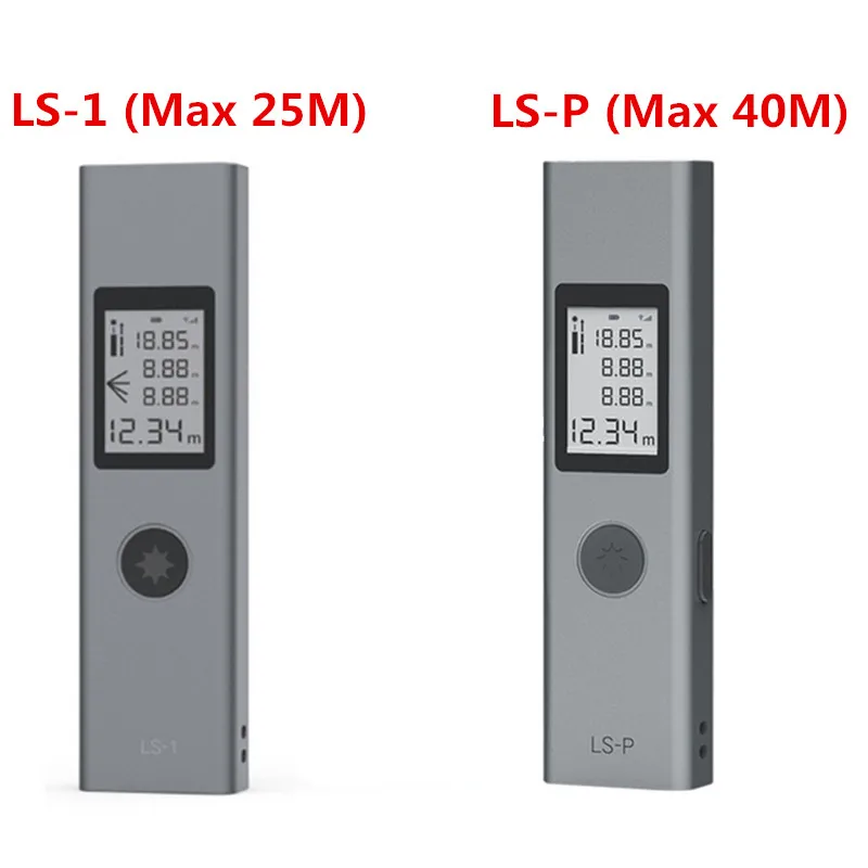 

Xiaomi Mijia Duka 40m LS-P Digital Laser Rangefinder Portable USB Charger High Precision Measurement Handheld Rangefinder