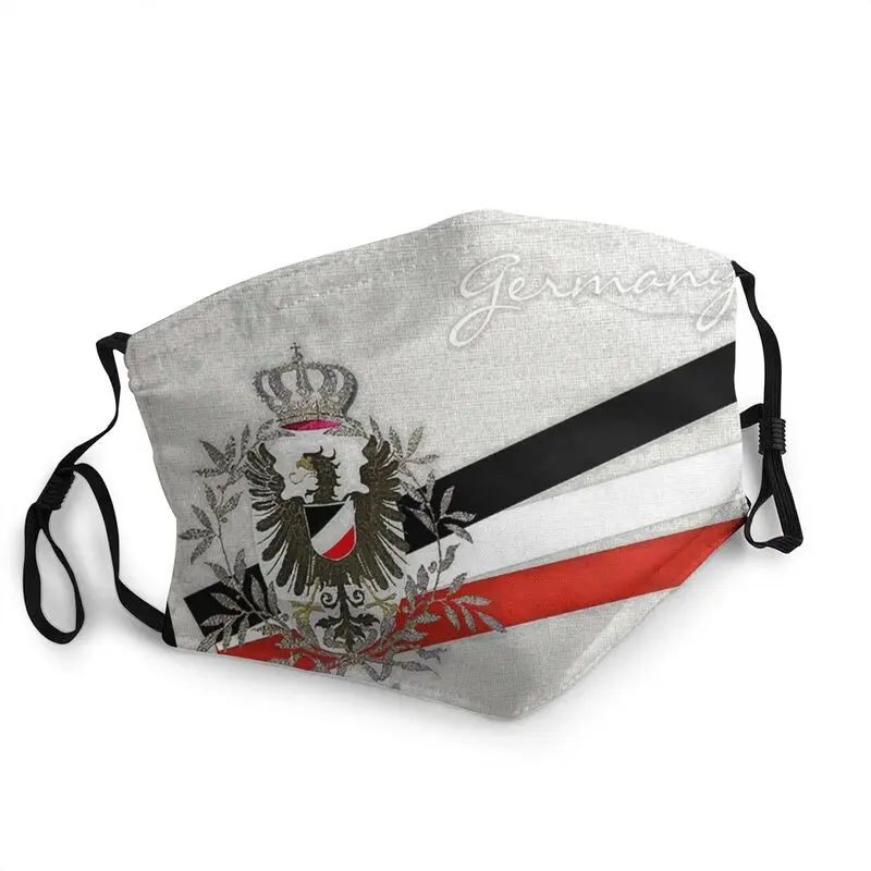 

Немецкий ампир Орел 1871 с флагом цвета маска для лица унисекс Эмблема для взрослых