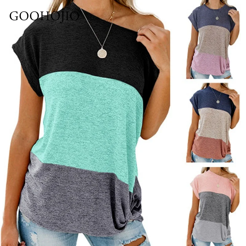 

GOOHOJIO 2021 New Spring Autumn Oversized Women T-Shirts Casual Loose TShirts Women Fashionable Solid Color T-Shirt for Women