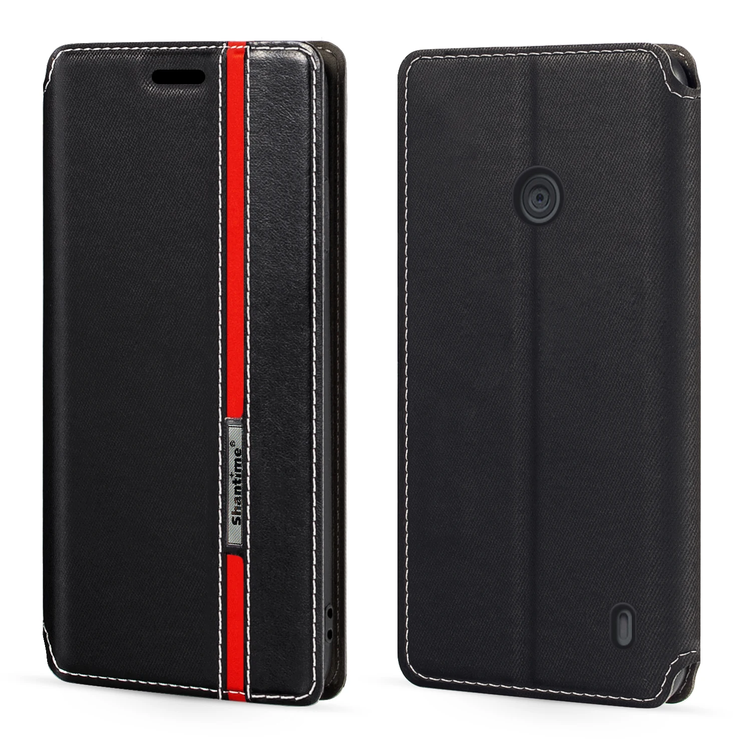

For Nokia Lumia 520 Case Fashion Multicolor Magnetic Closure Leather Flip Case Cover with Card Holder For Nokia Lumia 521