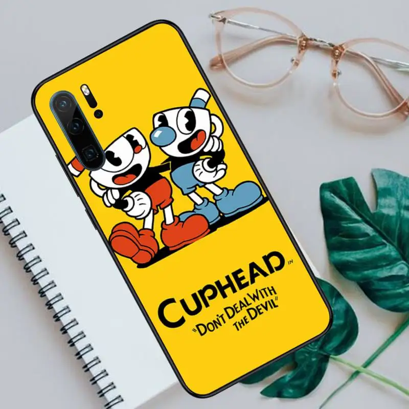 

LVTLV Cuphead Soft Rubber Phone Cases For Huawei P40 P20 P30 lite Pro P Smart 2019 Mate 40 20 10 Lite Pro Nova 5t