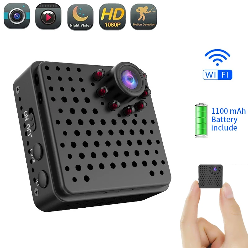 Mini Camera Wifi HD 1080P Wireless Full Home Security Micro Camcorder Battery Night Vision Motion Detection AP Hotspot Camera