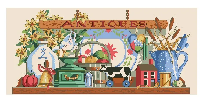 Коллекция золота Набор для вышивки крестиком сокровища из домашнего