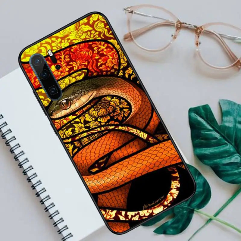 

Color art artistic painting snake Phone Case For Huawei honor Mate P 10 20 30 40 Pro 10i 9 10 20 8 x Lite Luxury brand shell