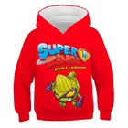 Костюм Super Zings серии 7, одежда для маленьких мальчиков, детская одежда Superzings, толстовки с 3D-принтом, свитшоты, топы с длинным рукавом для девочек