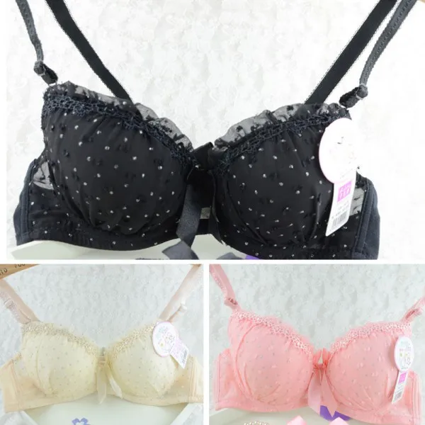 

Sexy Women Push Up Bra Bowknot Lace Bras Lingerie Underwear Underwired Bra