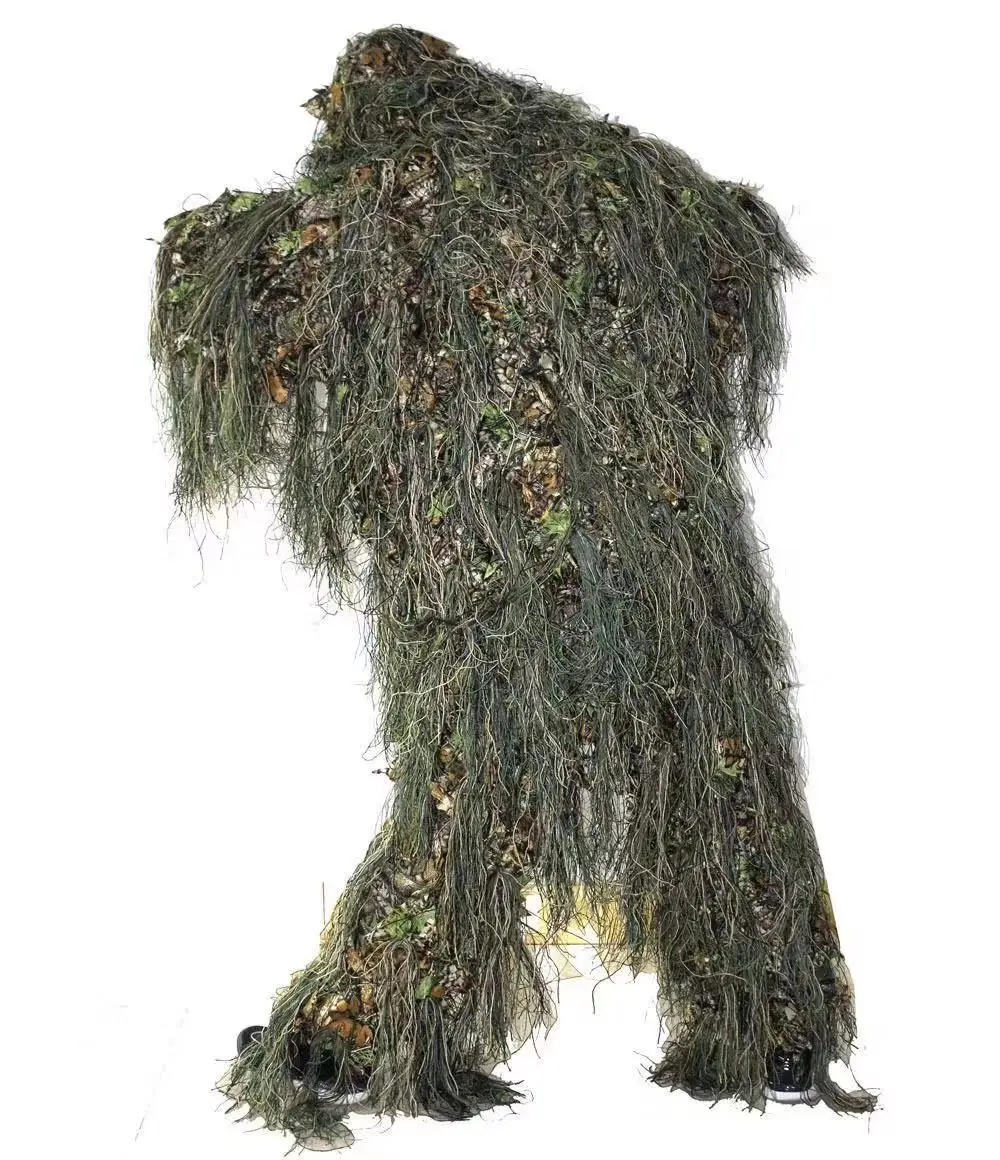 Ghillie костюм охотничий лес 3D бионический лист камуфляжная одежда Маскировка
